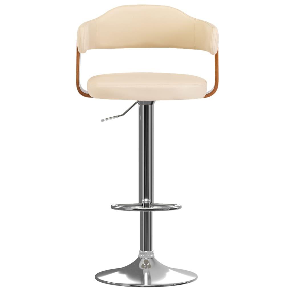 VidaXL Tabouret de bar cuir artificiel  