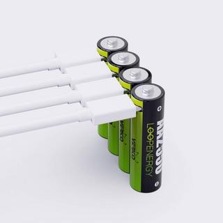Verico  Batterie Li-Ion USB-C Mignon AA 1.5 V 250 mWh 1 700 mAh rechargeable par USB 