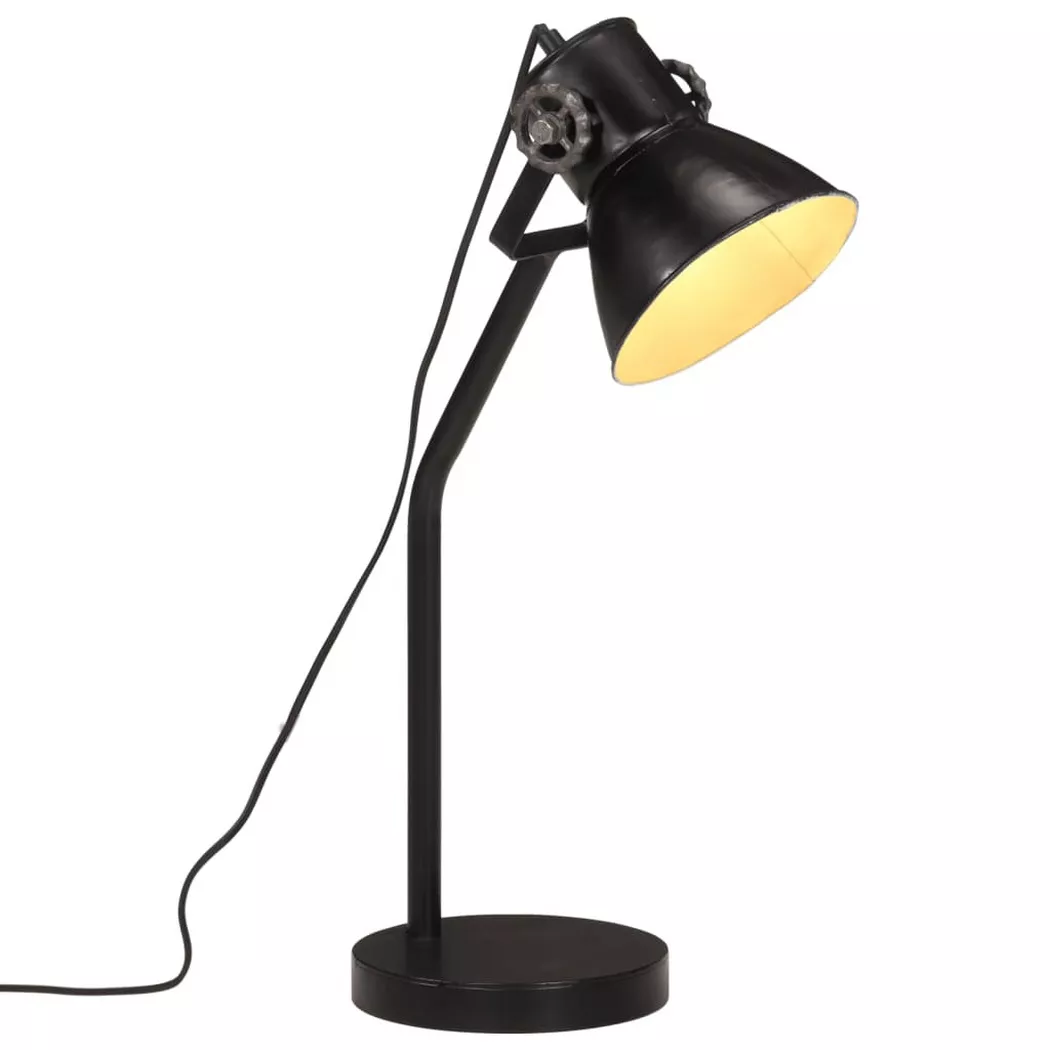 VidaXL – Schreibtischlampe eisen, 60 cm, Schwarz