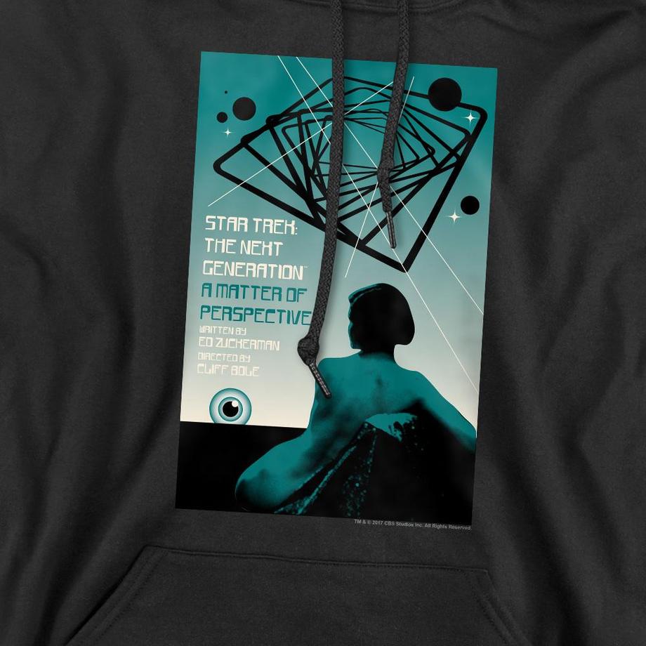 Star Trek The Next Generation Season 3 Episode 14 Felpa con cappuccio  