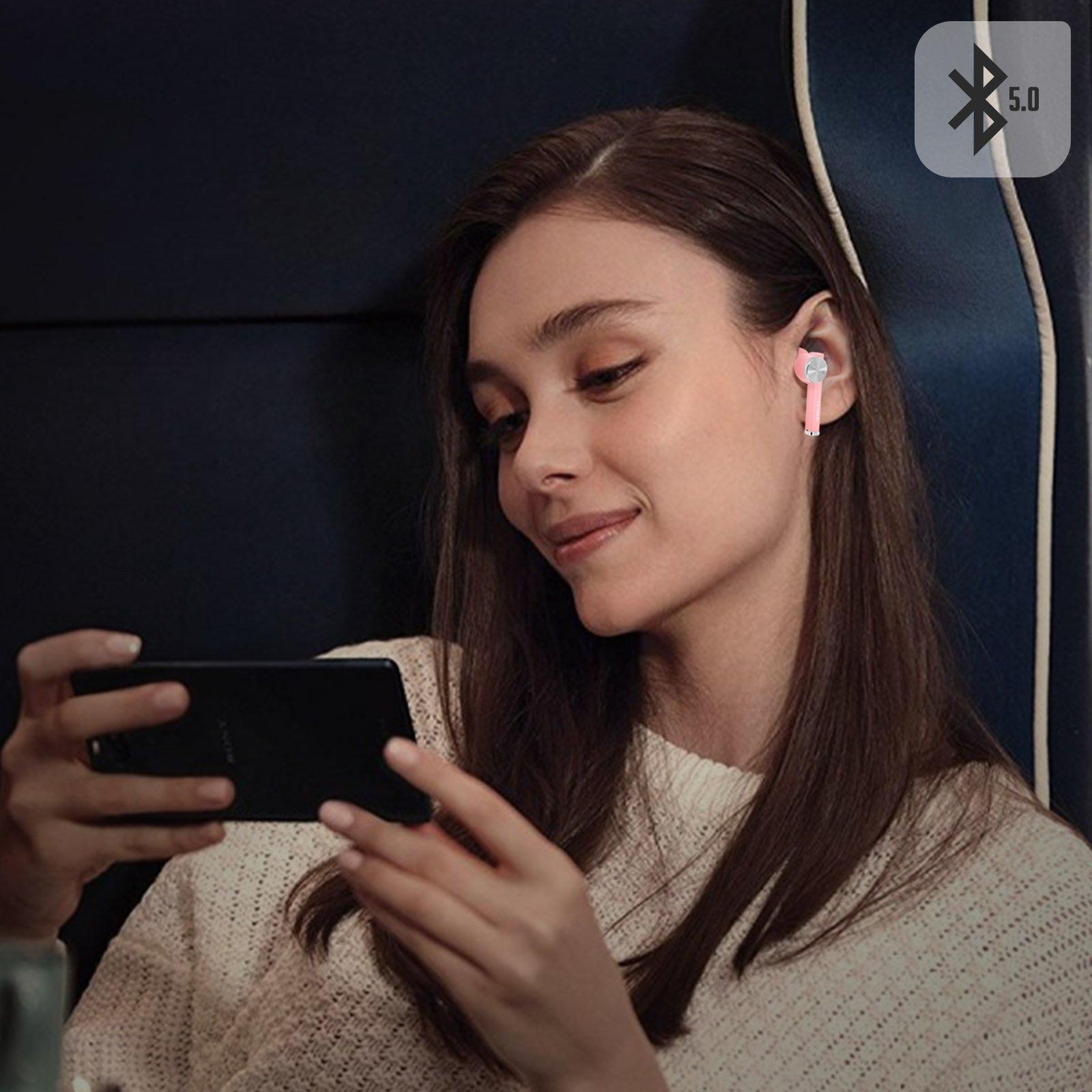 4smarts  Écouteurs Bluetooth 4Smarts Pebble Rose 