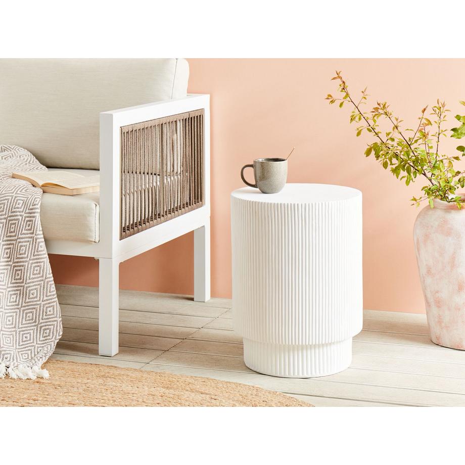 Beliani Table d'appoint en MgO Industriel BICCARI  