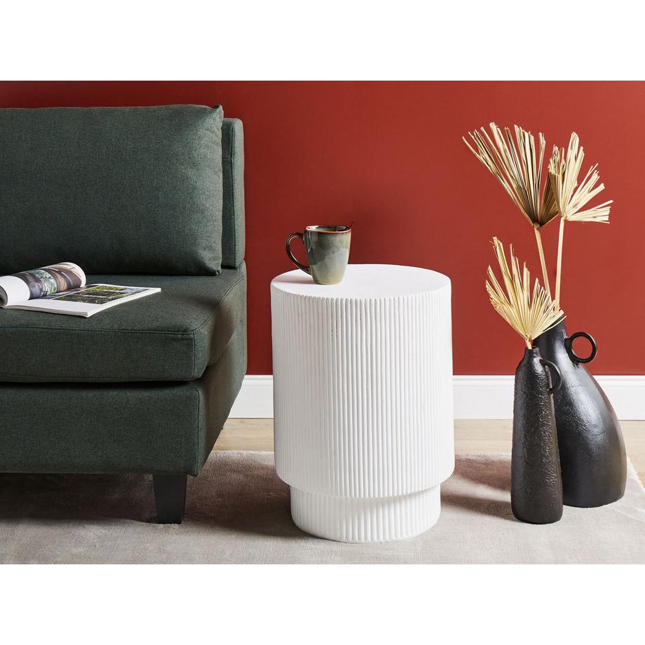 Beliani Table d'appoint en MgO Industriel BICCARI  