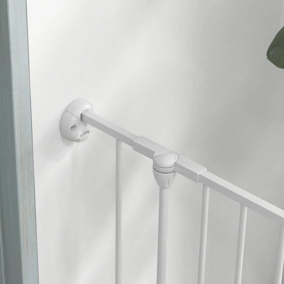 Northio  2 In 1 Welpenlaufstall, Absperrgitter Mit 6 Platten, Freilaufgehege, Faltbarer Welpenauslauf, Für Mittelgroße Hunde Mit Schließhilfe 