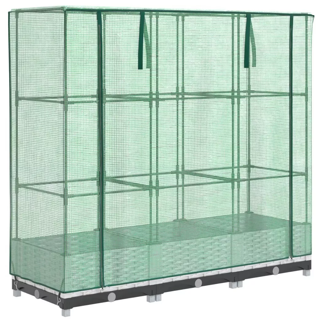 VidaXL - Jardinière surélevée polypropylène, One Size, Blanc