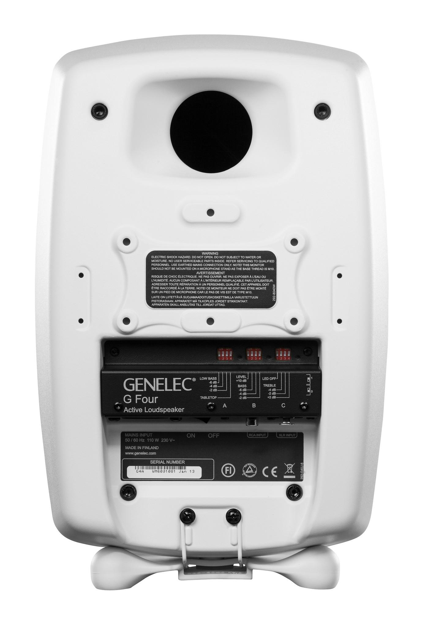 Genelec  G Four Lautsprecher 2-Wege Weiß Kabelgebunden 