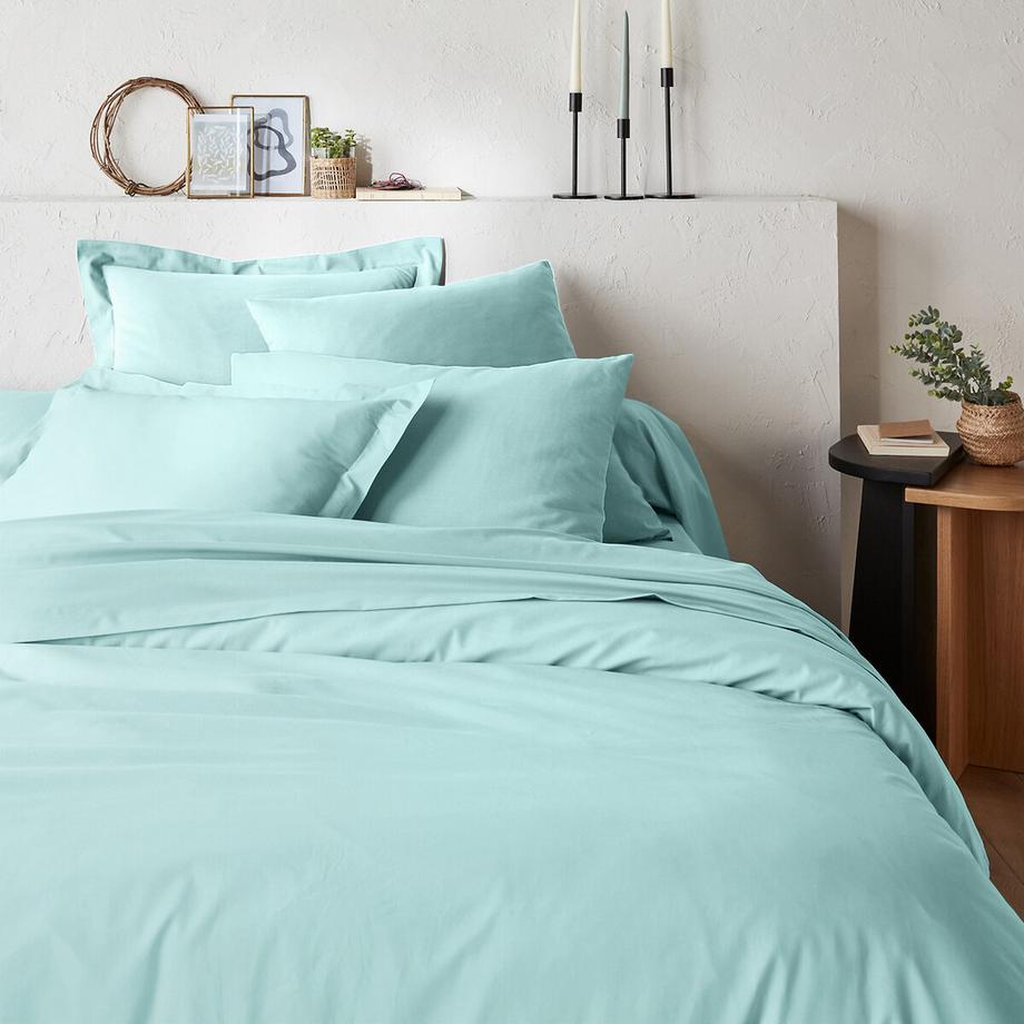 Housse de couette unie coton biologique