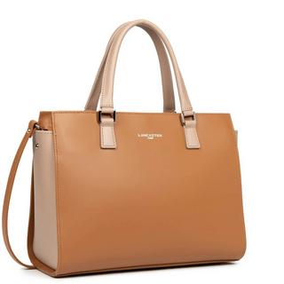 LANCASTER Smooth Costance Cognac Leder Rucksack  