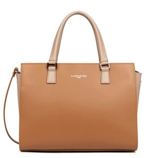 LANCASTER Smooth Costance Cognac Leder Rucksack  