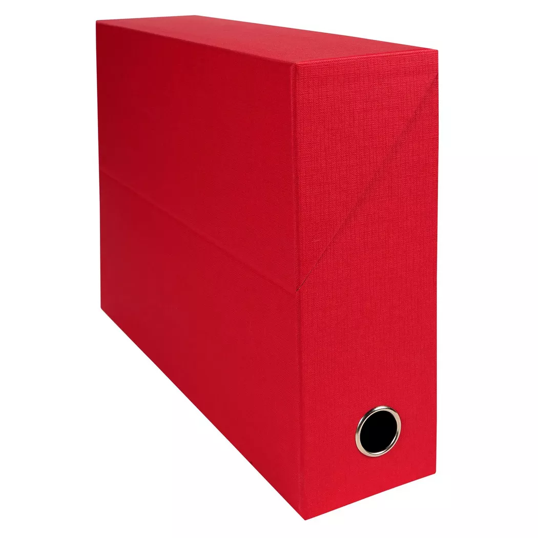 EXACOMPTA Archivbox, DIN A4, Karton, 90 mm, rot
