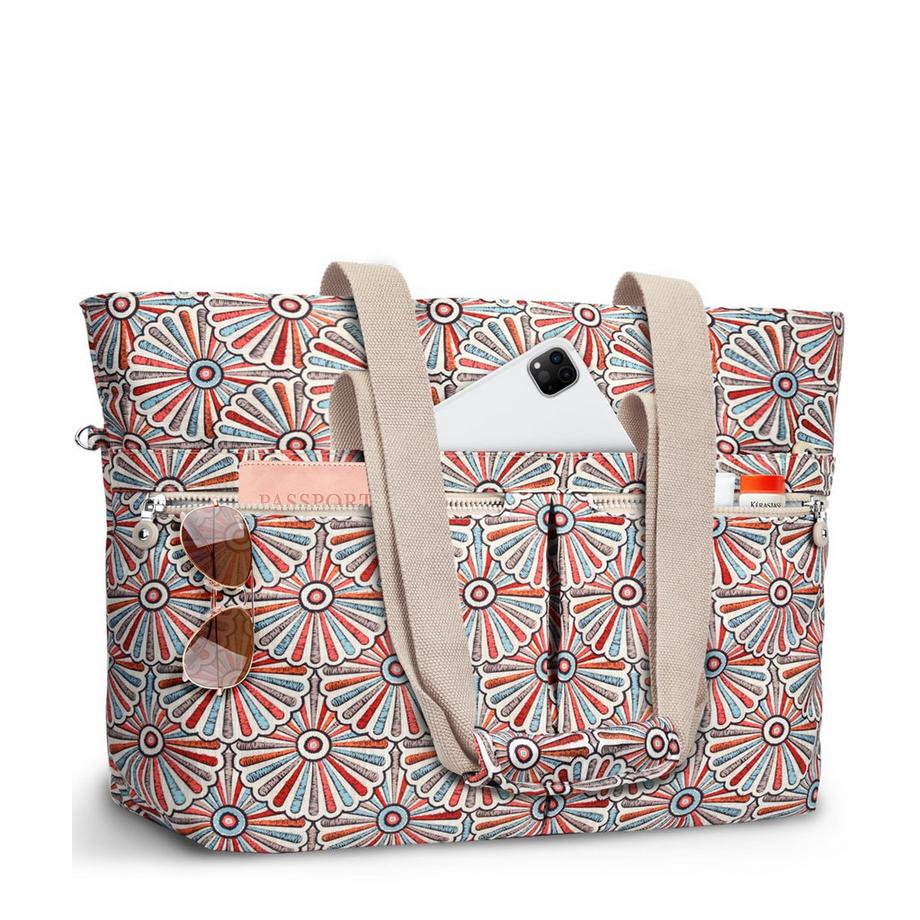Strandtasche mit Reißverschluss, große Einkaufstasche Strandtasche Reisetasche