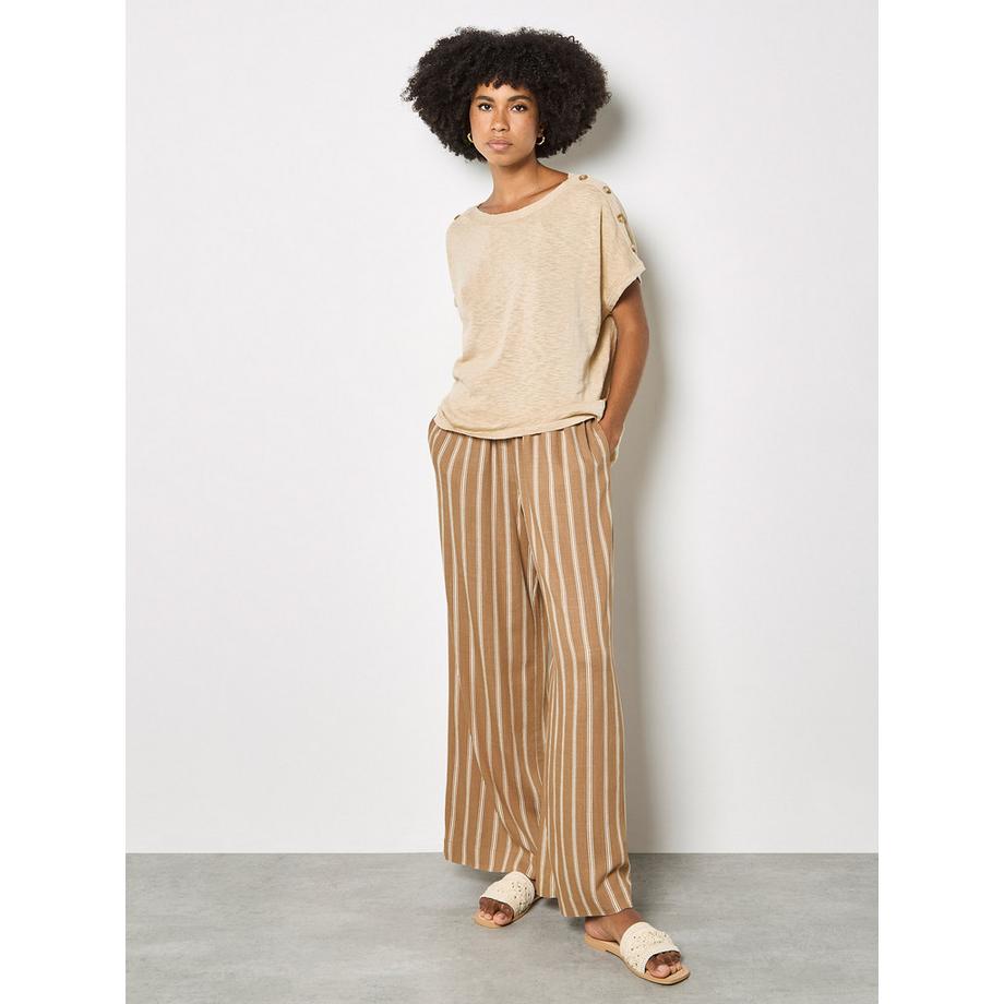 APRICOT T-shirt in maglia con dettagli a bottoni  