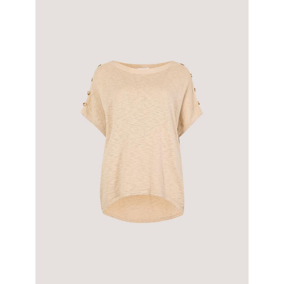 APRICOT T-shirt in maglia con dettagli a bottoni  