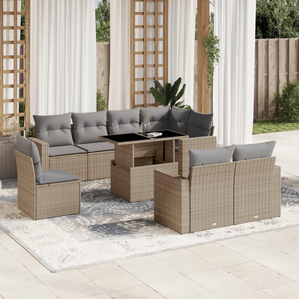 VidaXL Garten sofagarnitur poly-rattan  