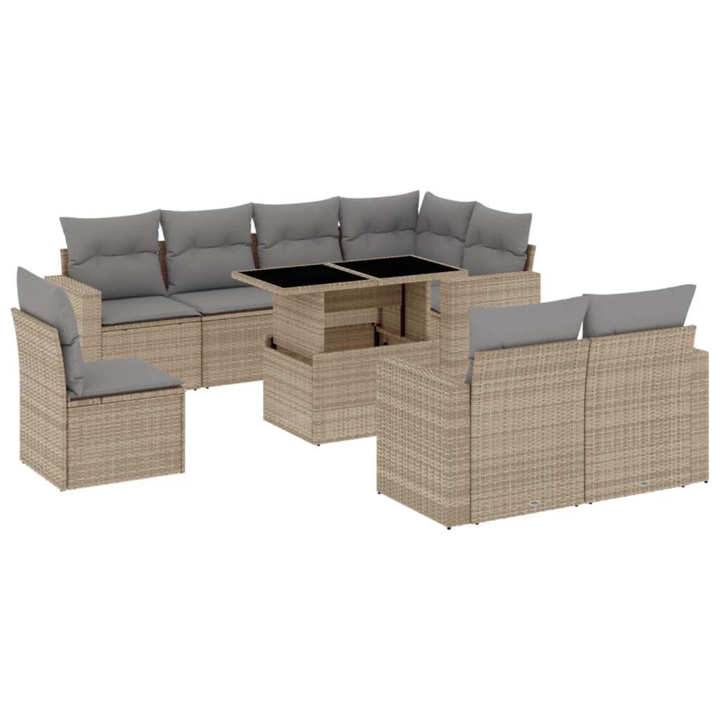 VidaXL Garten sofagarnitur poly-rattan  