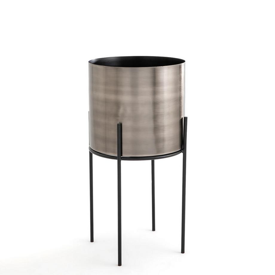 La Redoute Intérieurs Cache-pot sur pied métal et gun Ø28 cm  