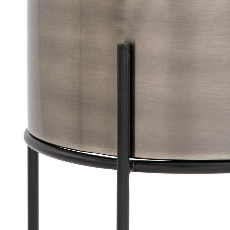 La Redoute Intérieurs Cache-pot sur pied métal et gun Ø28 cm  