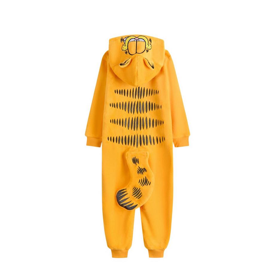Garfield Indumento Da Notte Tutto In Uno Manica Lunga  