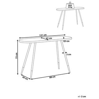 Beliani  Konsolentisch aus MDF-Platte Modern RAMONA 