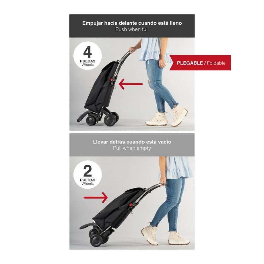 ROLSER  TROLLEY BIG 4 LT POLAR SCHWARZ (BIG006-N) 