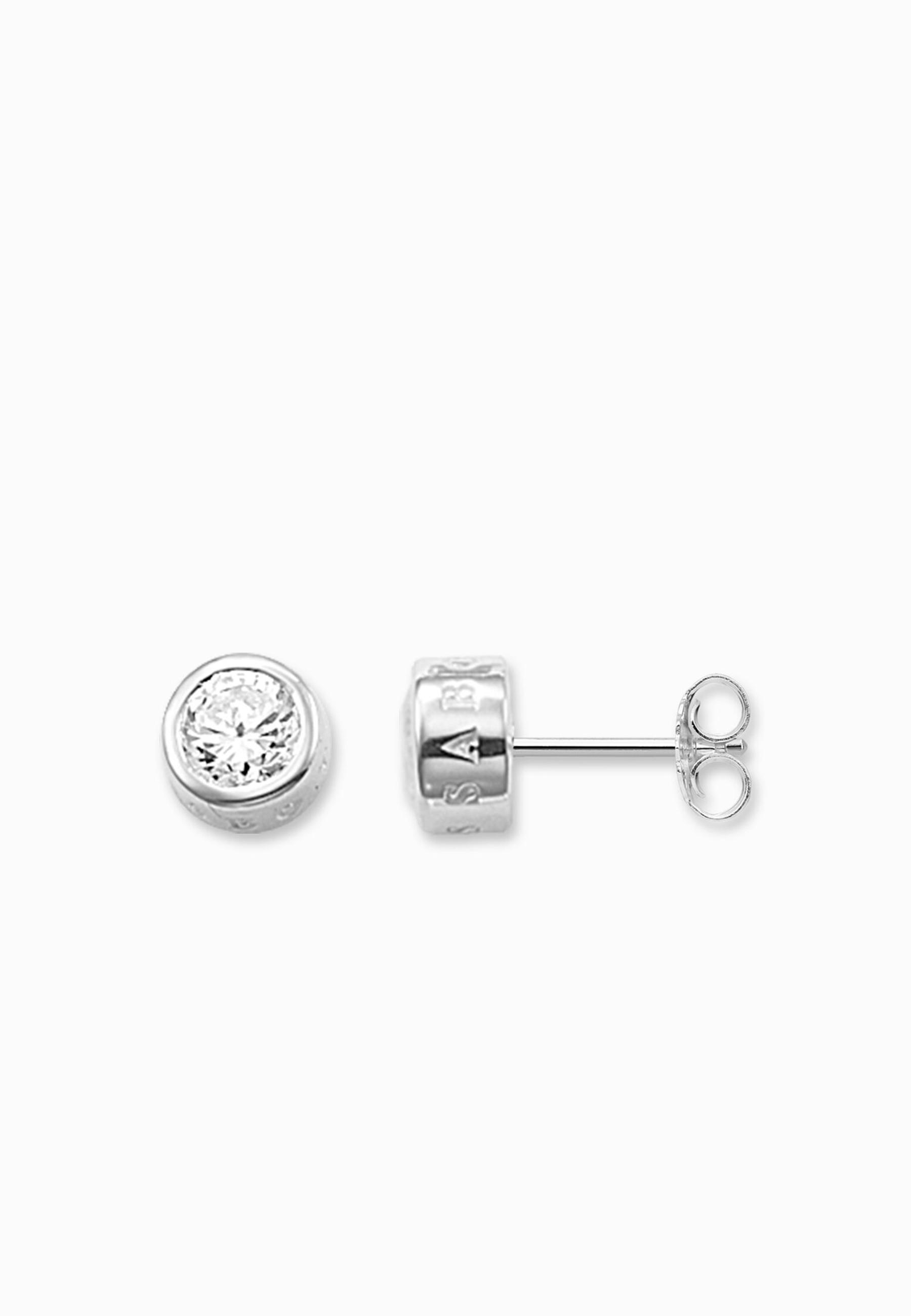 Thomas Sabo  Ohrstecker Großer Weiß Stein 