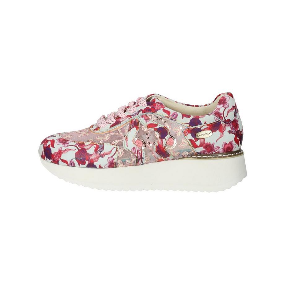 Laura Vita Sneaker Delphine à Motif Floral  
