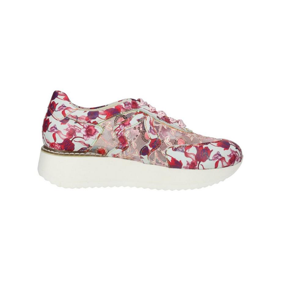 Laura Vita Sneaker Delphine à Motif Floral  