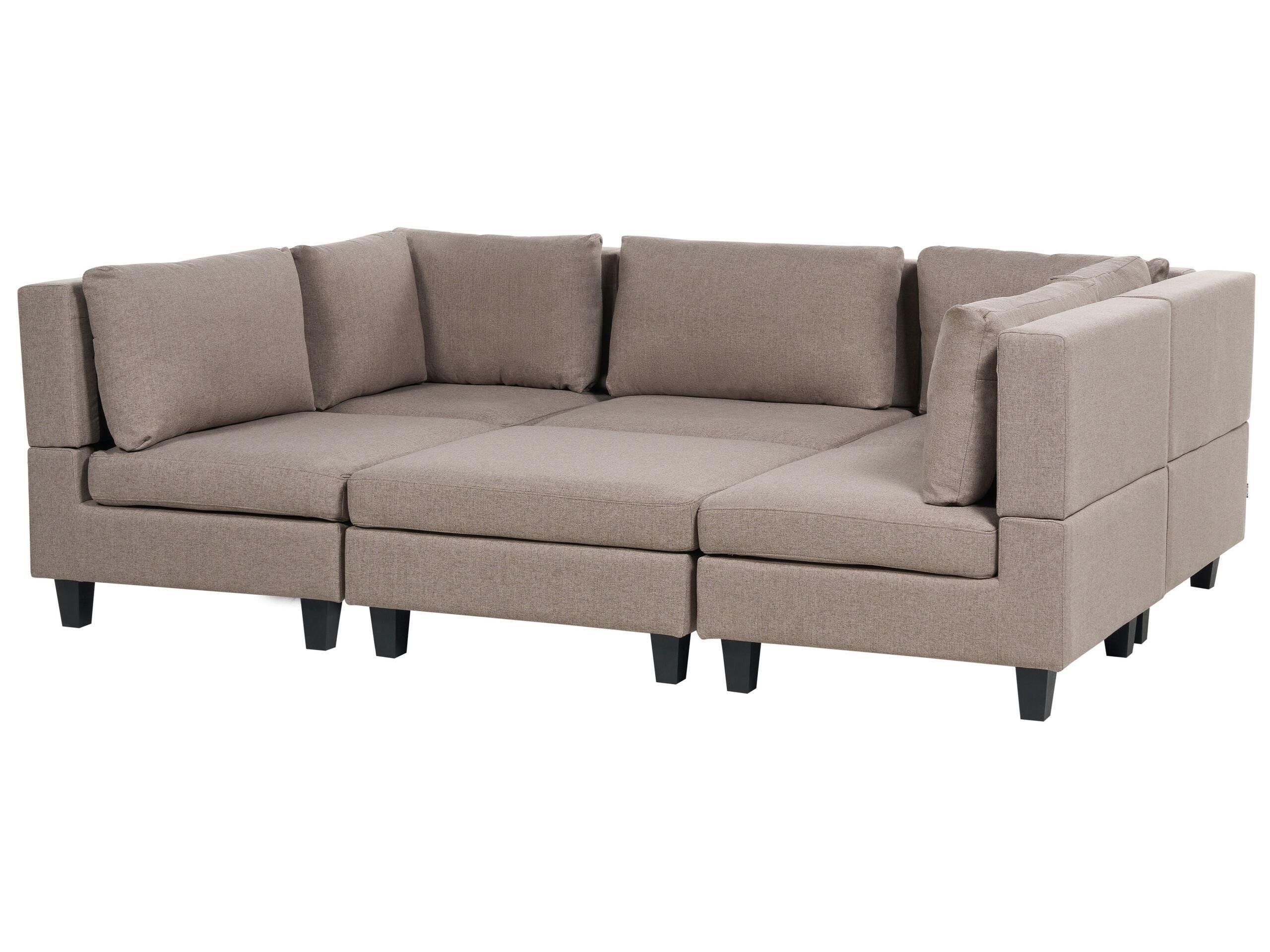 Beliani Modulsofa aus Polyester Modern UNSTAD  