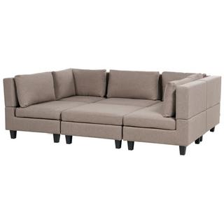 Beliani Modulsofa aus Polyester Modern UNSTAD  