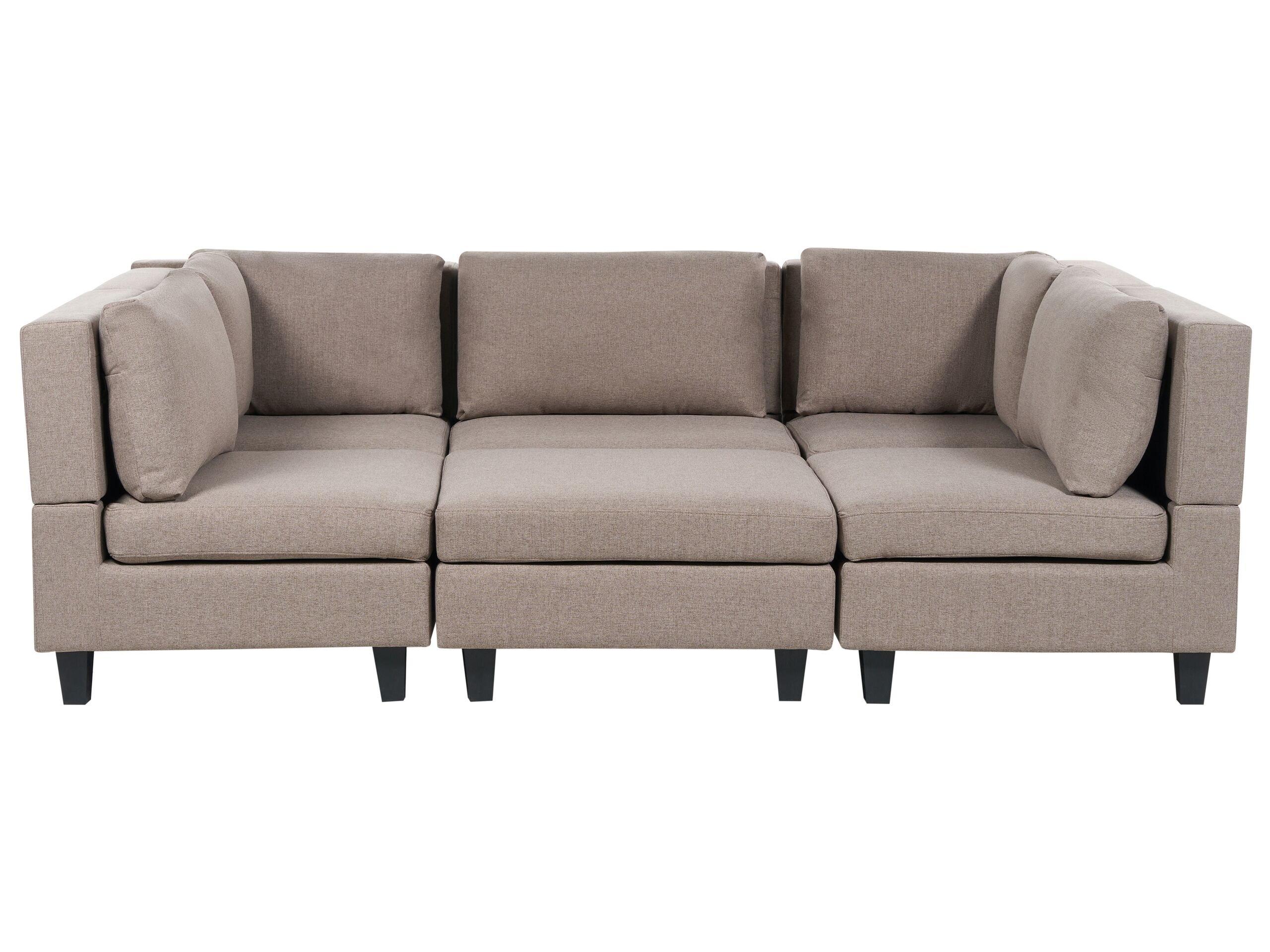 Beliani Modulsofa aus Polyester Modern UNSTAD  