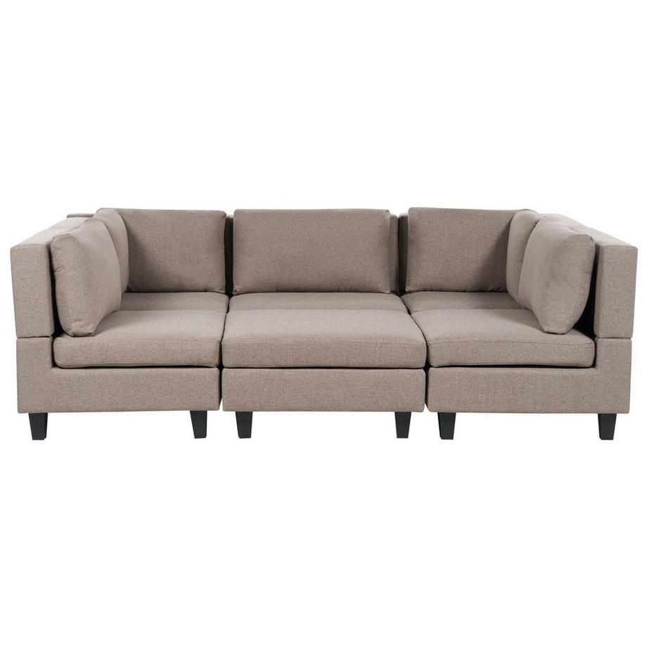 U-förmiges Sofa mit Ottomane aus Stoff  UNSTAD