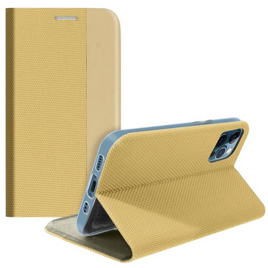 Avizar  Housse iPhone 12 Pro Max Tissu Or 