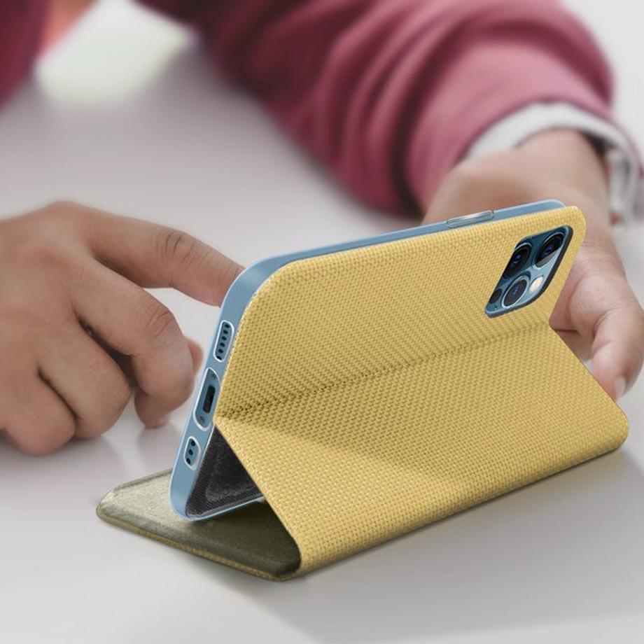 Avizar  Housse iPhone 12 Pro Max Tissu Or 