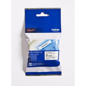 PTOUCH Band, nicht lam. schwarz/weiss M-K221BZ zu PT-65/75/85/110 8m x 9 mm