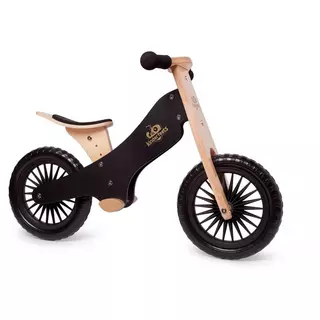 Kinderfeets  Laufrad aus Holz Schwarz 