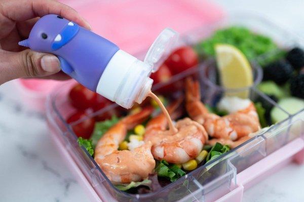 Yumbox Yumbox Lustige Monster - Silikon-Gewürz-Squeeze-Flaschen (3er-Set)  