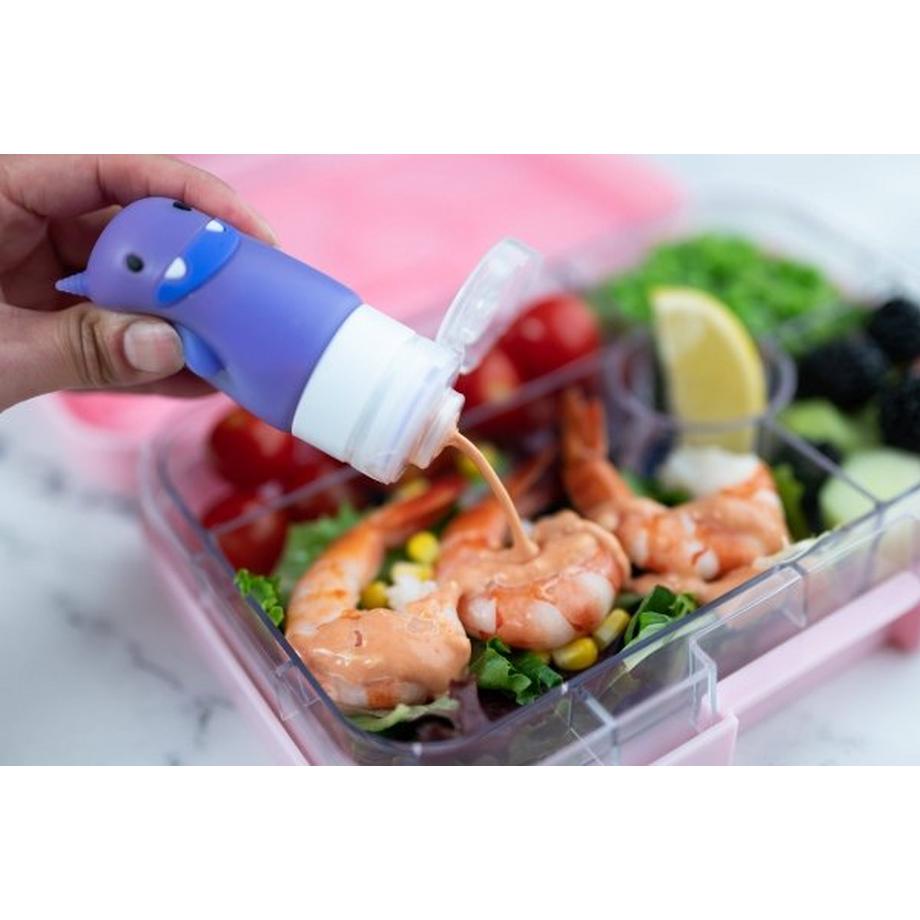 Yumbox Yumbox Lustige Monster - Silikon-Gewürz-Squeeze-Flaschen (3er-Set)  
