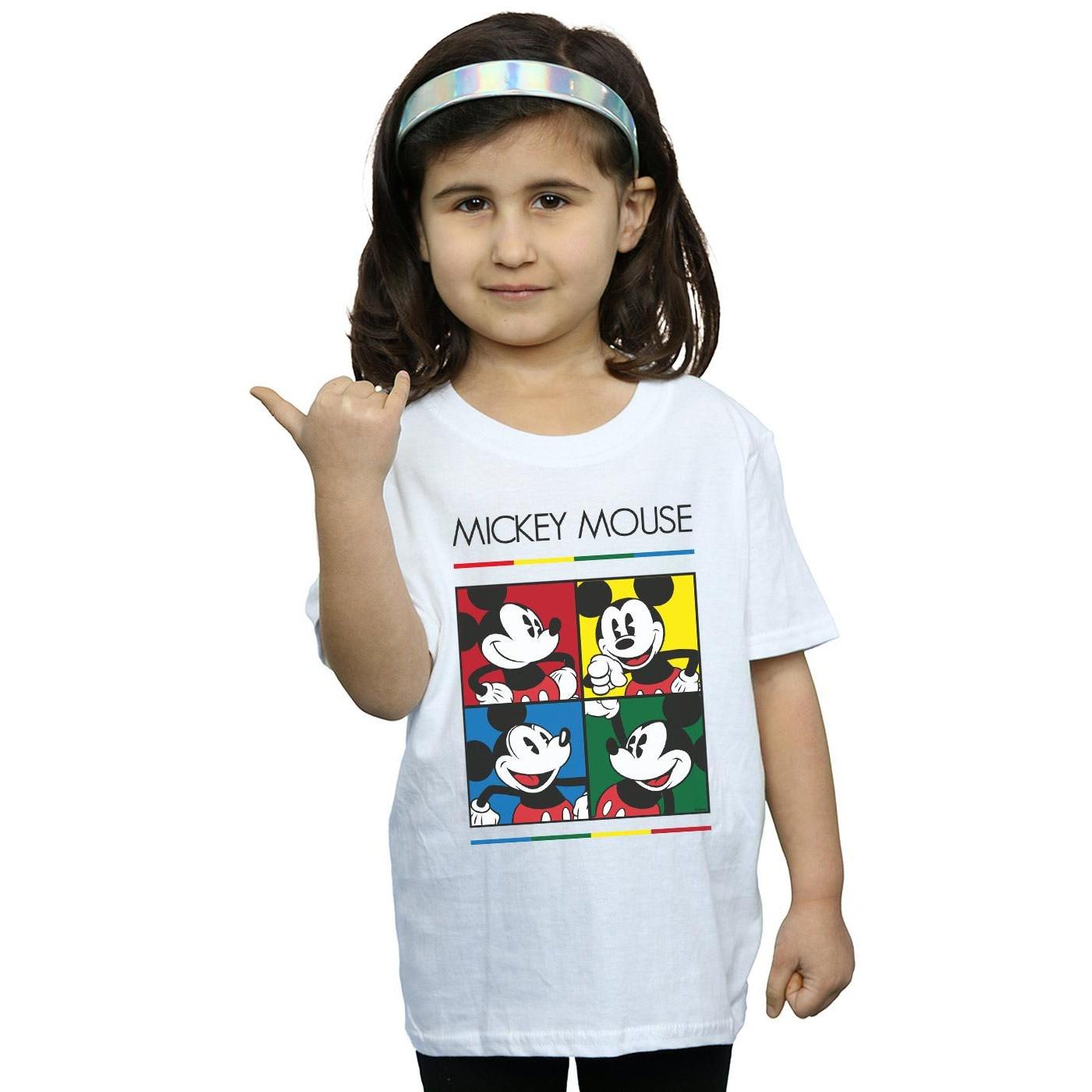 Disney  Mickey Mouse Square Colour TShirt 