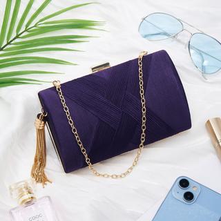 Only-bags.store Clutch Abendtasche Fransen Elegante Kettentasche Clutch Bag Clutch Abendtasche Fransen Elegante Kettentasche Clutch Bag 