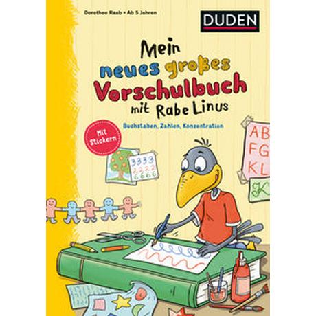 Mein neues großes Vorschulbuch mit Rabe Linus Raab, Dorothee Gebundene Ausgabe 