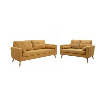 Couchgarnitur 3+2 TATUM Stoff mit WolleOptik