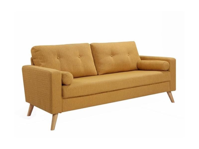 Vente-unique Couchgarnitur 3+2 TATUM Stoff mit WolleOptik  