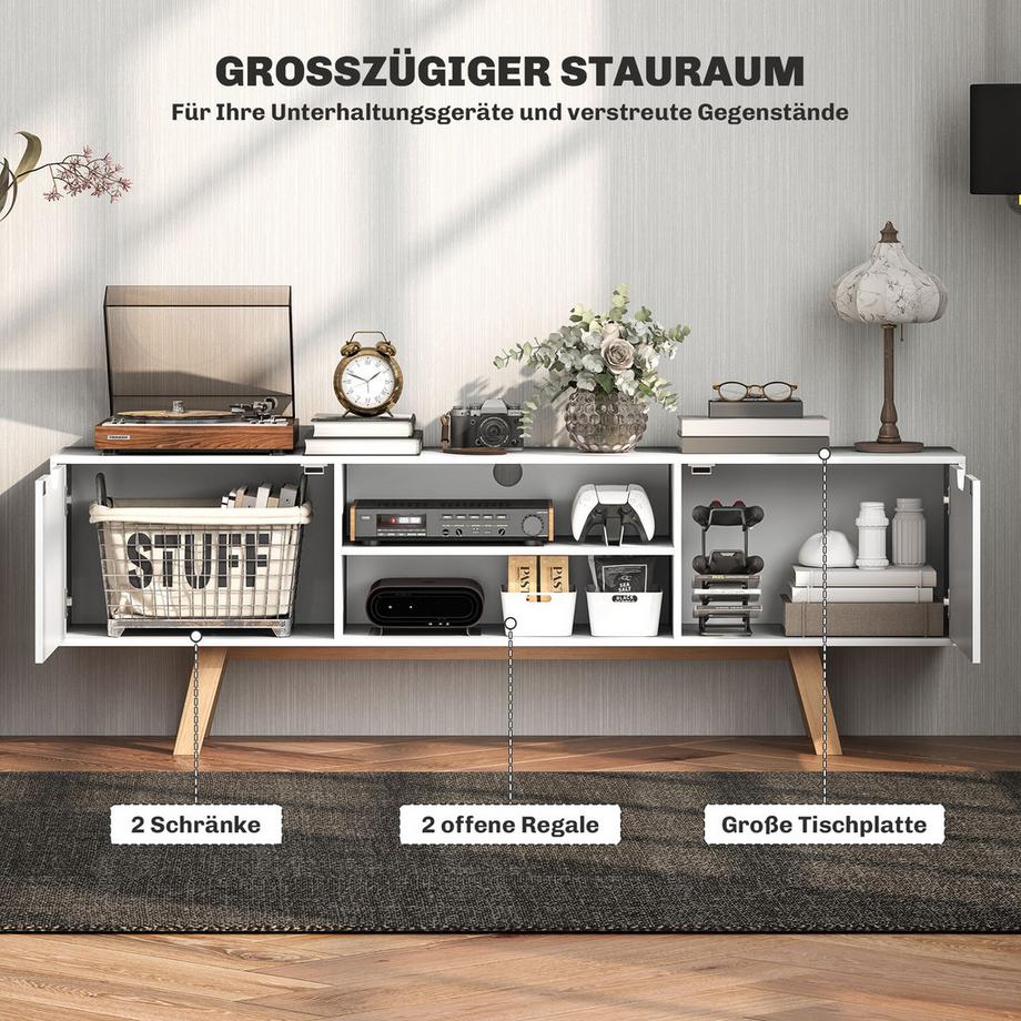 HOMCOM Meuble TV  