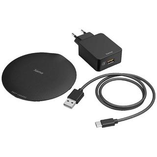hama  Wireless Charger Set 15W, kabelloses Smartphone-Ladepad, SW 
