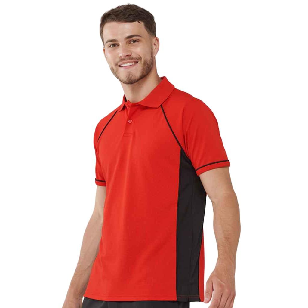 Finden & Hales  Poloshirt Kontrasteinsatz 