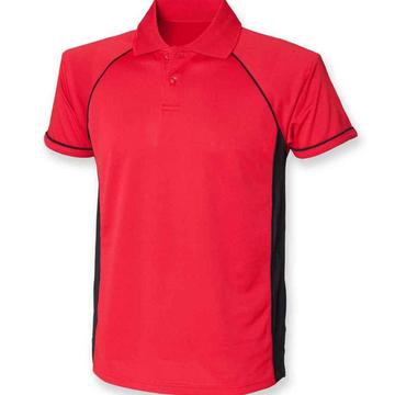 Poloshirt Kontrasteinsatz