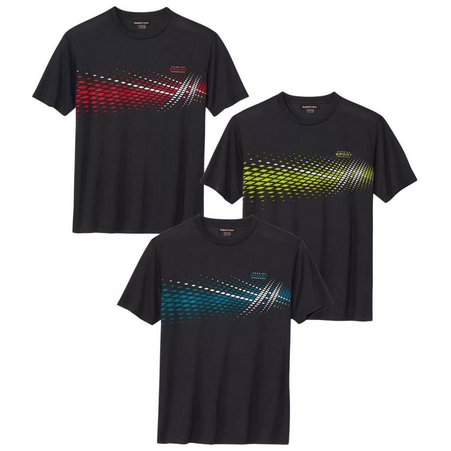 Atlas For Men  Hauts De Sport (Pack de trois) 
