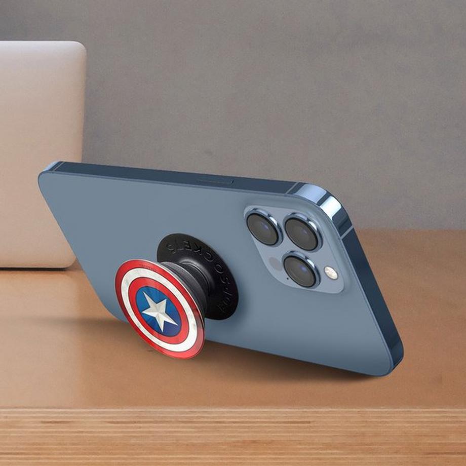 POPSOCKETS  Captain America Logo PopGrip Handy-Griff 