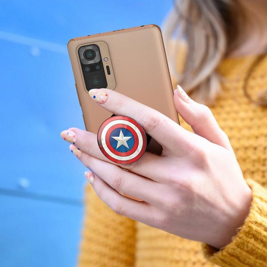 POPSOCKETS  Captain America Logo PopGrip Handy-Griff 