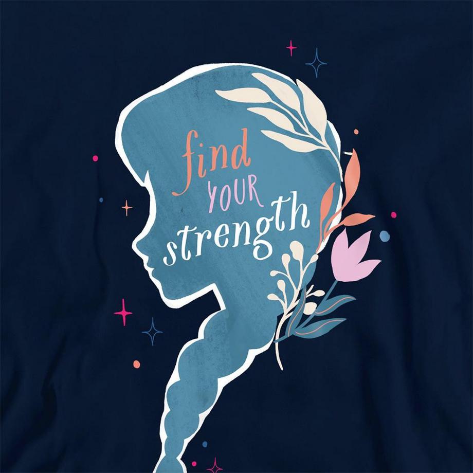 FROZEN  Sweat À Capuche Motif Anna Find Your Strength 